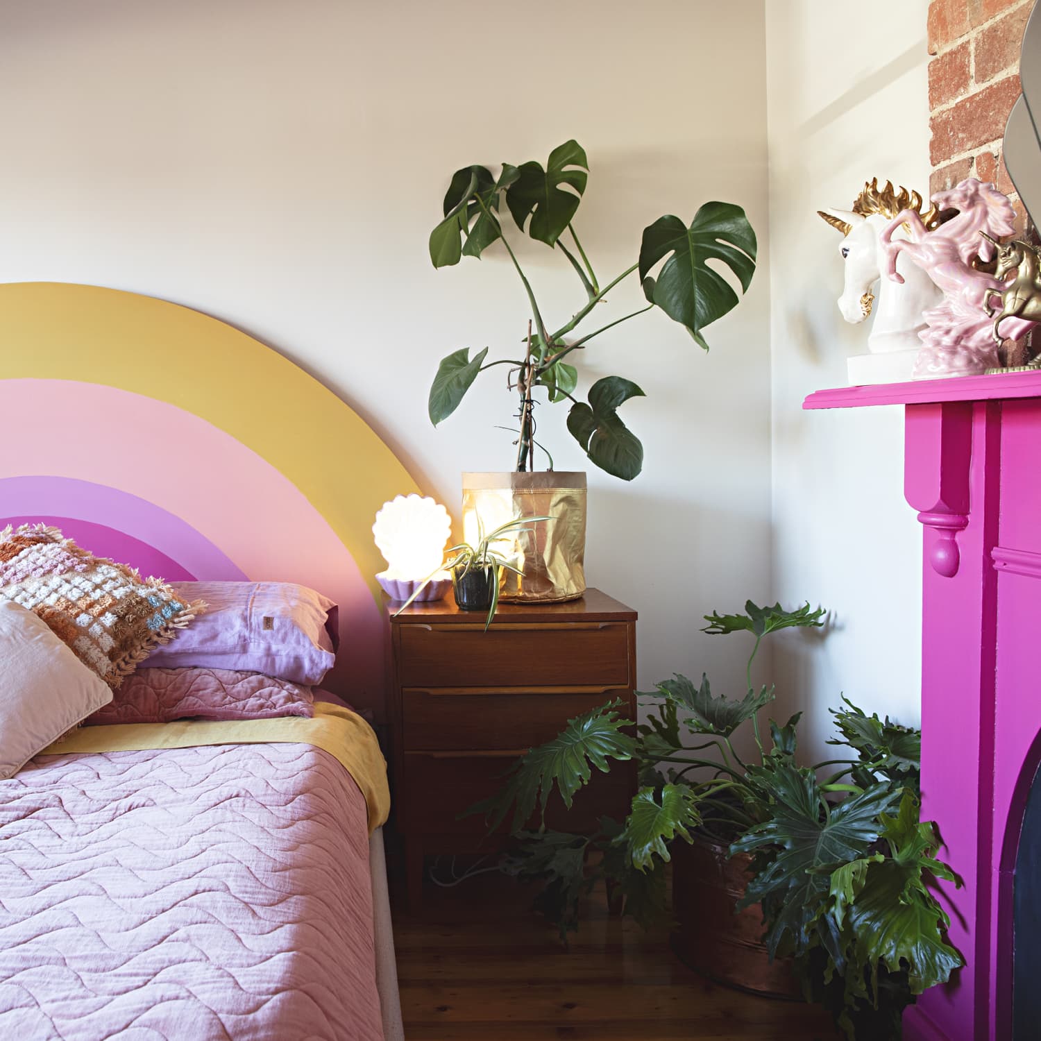 6 DIY Rainbow Headboards That Will Make Your Bedroom as Extra as You Are Apartment Therapy